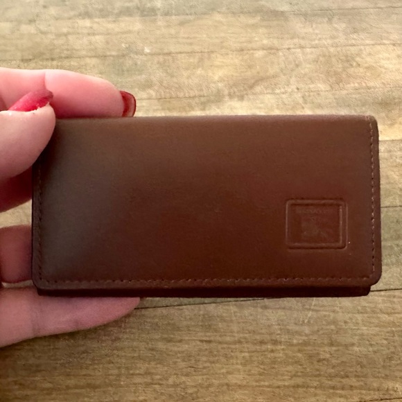 Burberry Brown Leather Key Case Holder - Picture 9 of 10
